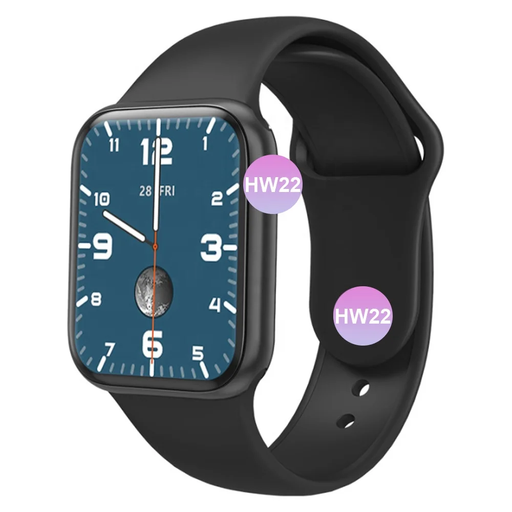 
HW22 большой калькулятор детские женские роскошные IP68 сенсорные водонепроницаемые смарт-часы 