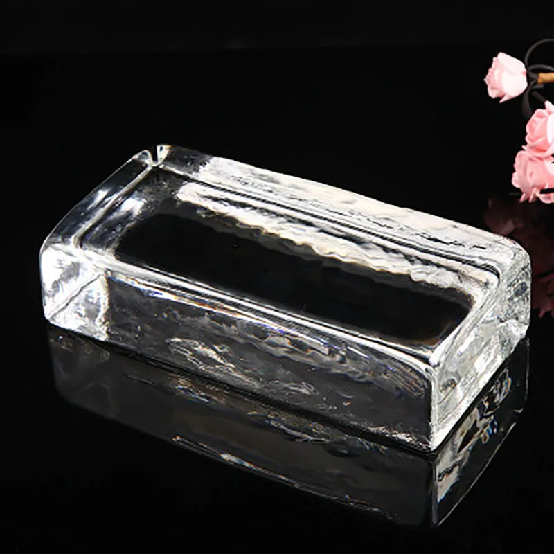 Solid clear Glass Block Decorative for Home Bathroom K9 Crystal Glass Brick Prices
