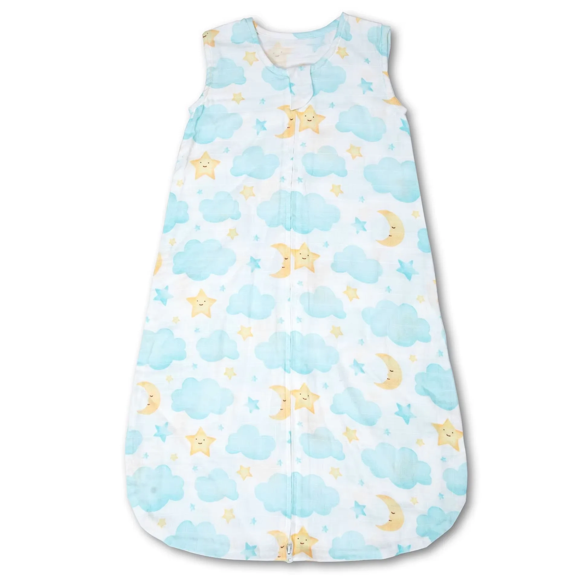 Comfortable Baby sleep sack  Muslin Sleeveless Sleeping Bag can be customized