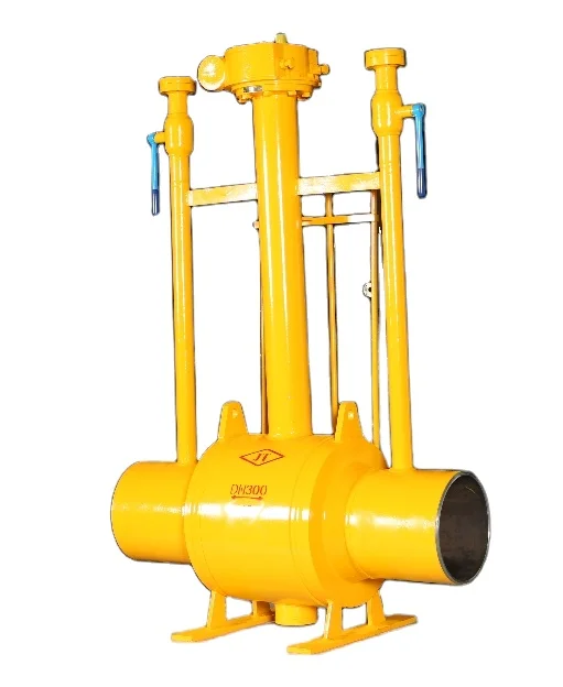 Dual Release Handle Fully Welded Gas Ball Valve Buried Manual Heat Pipe Heating Stainless Steel Carbon Steel OEM Customizable