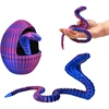 Huevo Rojo Azul + Serpiente de 30cm