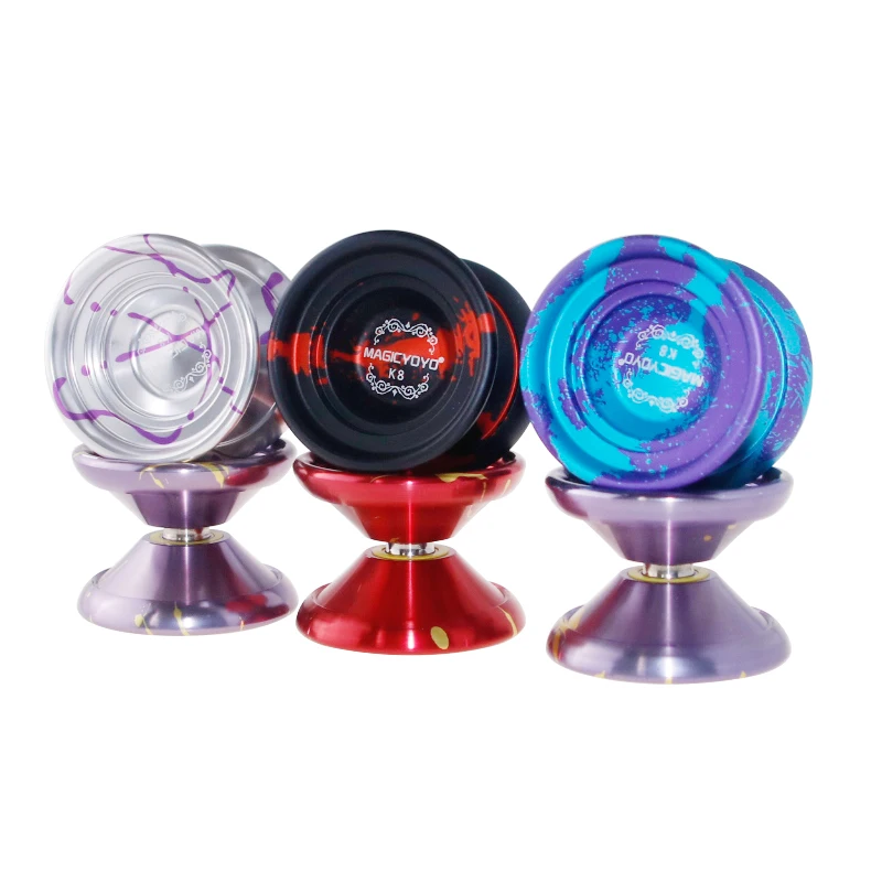 Йо-Йо Magicyoyo K8 с бабочкой из металлического сплава алюминия профессиональный 8 шариками подшипником U-образной формы длительным сном продвинутый йо-йо Классические