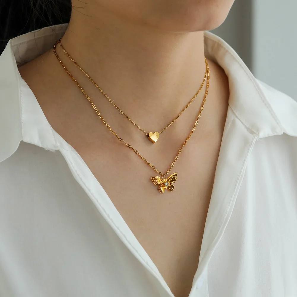 2021 18k Gold Plated Stainless Steel 