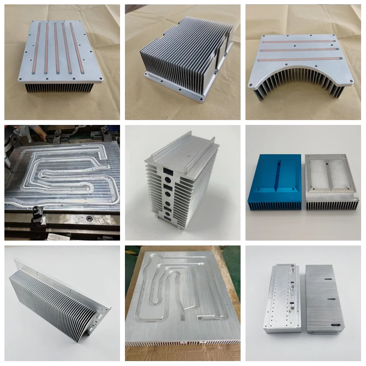 Water Cooled Heatsink Liquid Cooling Plate Battery Aluminum Cooling ...
