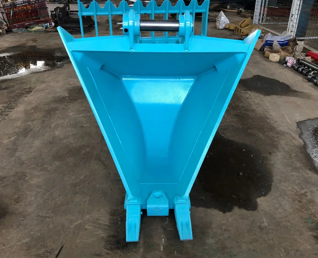 Rsbm Excavator Welding Trapezoidal V Ditch Trench Bucket For River ...