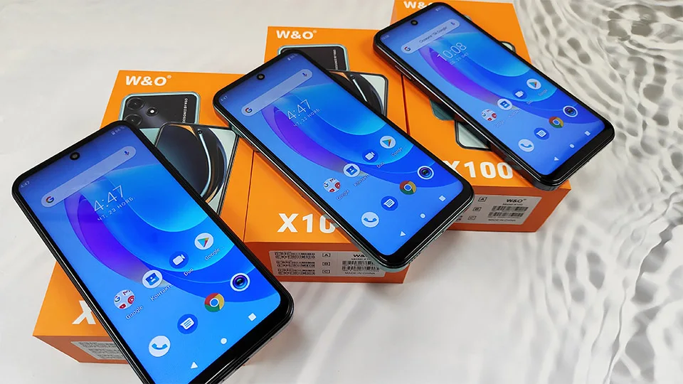 スマートフォン本体 W & O-X100 W & O-X100-スマートフォン,超薄型4g,クアッドコアプロセッサ