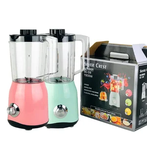 Hot Sale Silver Crest Portable 2-in-1 Blenders and Juicers High-Speed Electric Juicer Extractor for Home and Kitchen Use