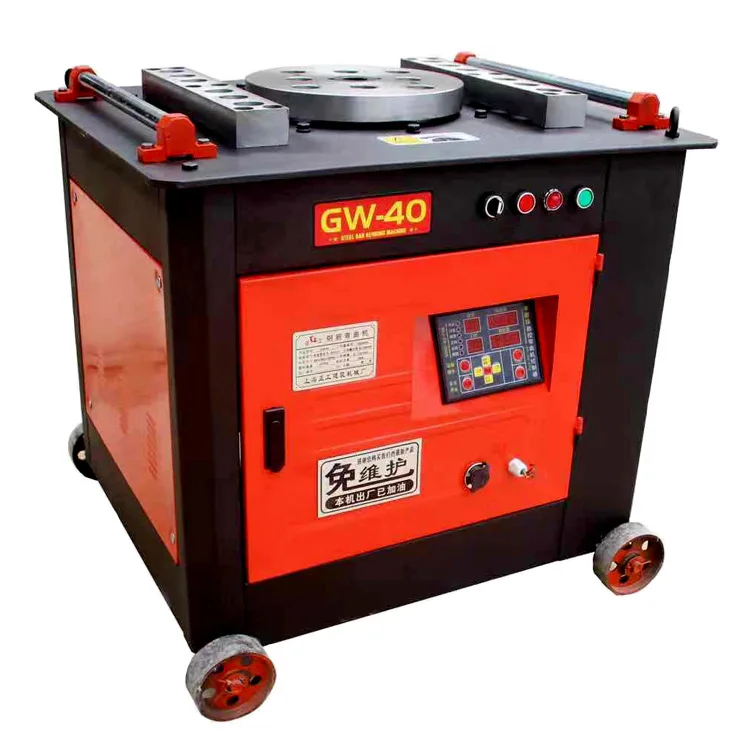 Heavy-Duty 40C and 50 CNC Steel Bar Bending Machine Iron Rod Circle Bender Manual Rebar Bender for Construction Industries