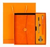 Orange Notebook+Pen+USB