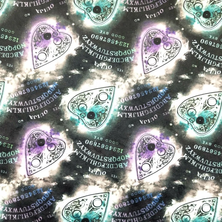 Hot Sale Super Soft Spandex Digital Custom Printed 4 Way Stretch Double Sided Minky Fabric