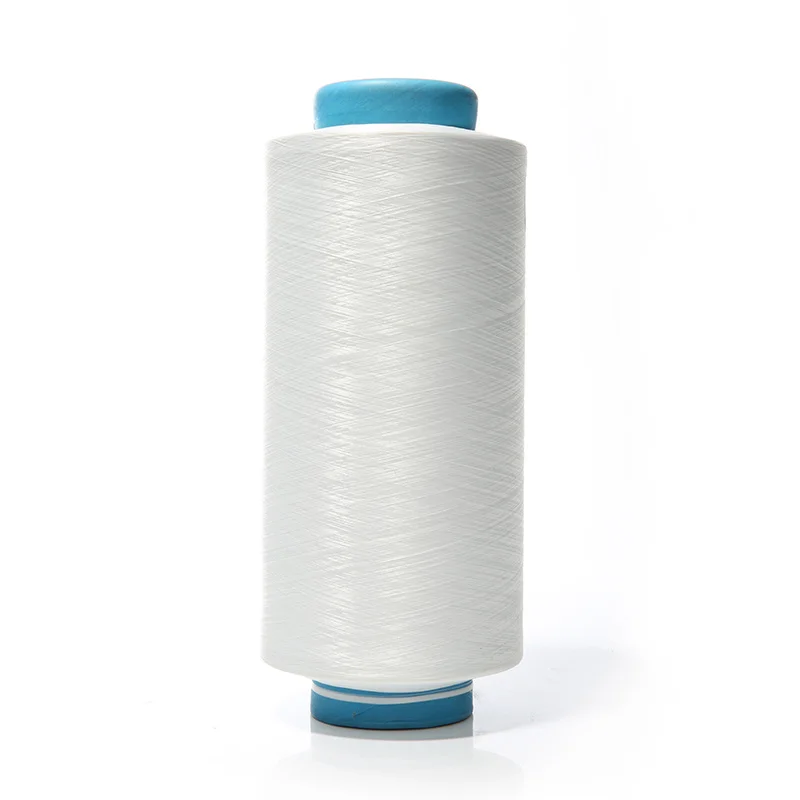 Elastic Socks Yarns Wholesale 70D/2 Nylon Yarn Raw White DTY Nylon 6 Yarn For Knitting factory