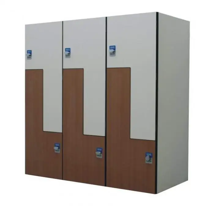 Z Line Phenolic Locker 12mm Compact HPL BencLocker for School Aluminum Profile Phenolic Wardrobe Locker Gym Changing Room Locker