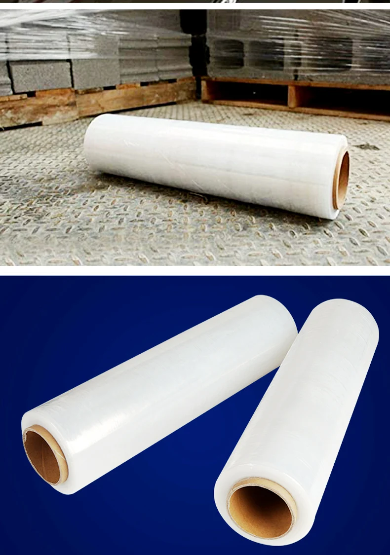 High Quality Hand Stretch Film Shrink Wrap Clear Plastic Transparent