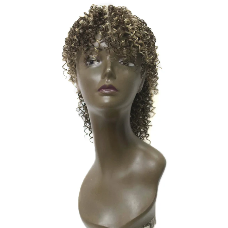 Новинка, кудрявые волосы из синтетического волокна, удлинитель волос, челка, кулиска, хвост