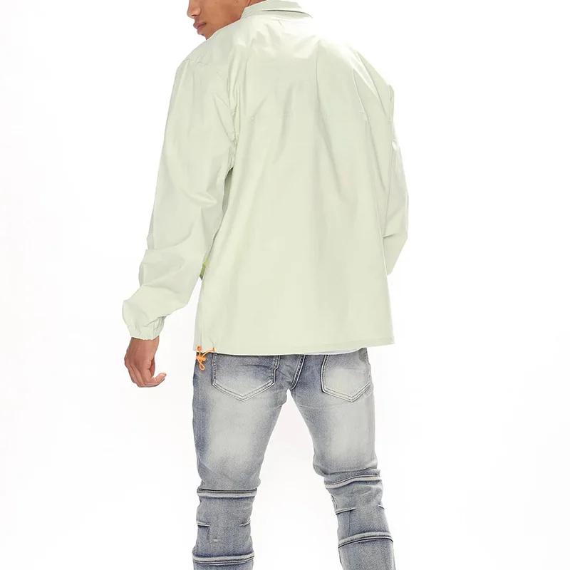 Lightweight Windproof Waterproof Nylon Jacket Anorak Jacket for Men with Custom Size and OEM Service