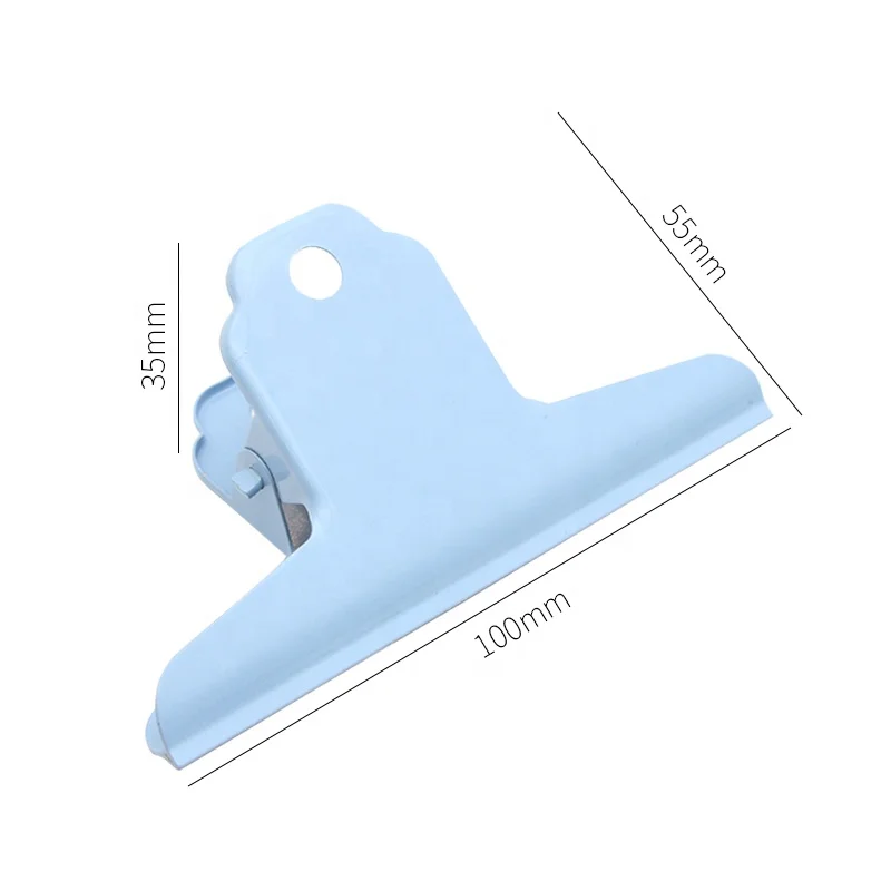 100 mm Painted Custom Printing Pattern Stainless Steel Metal Files Paper Clamps Jumbo Giant Bulldog Clips