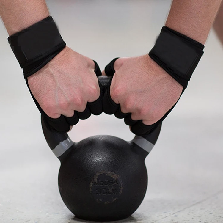 
 2 в 1 тренажерный зал для поднятия тяжестей перчатки со встроенным обхватывает запястье  