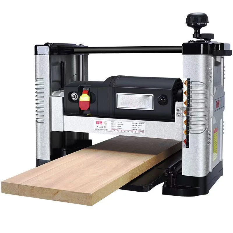 TEBAK Automatic Feeding Woodworking Planer Wood Flat Planer Household Small Electric Tool Bench Planer