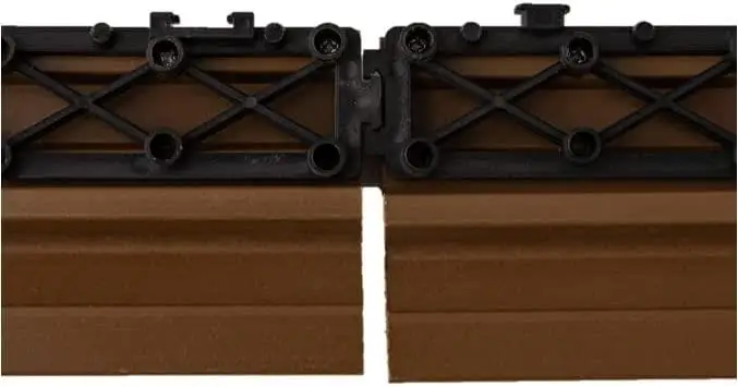 Straight Edge Ramps Composite WPC Interlocking Edges