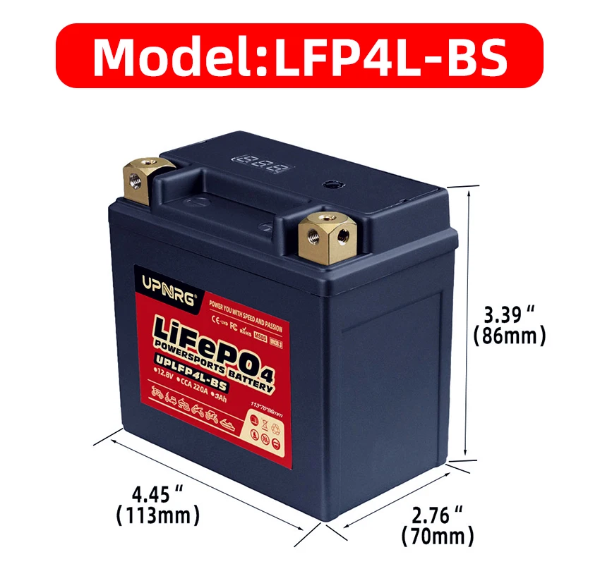 Internal BMS and High Rate Cell Structure