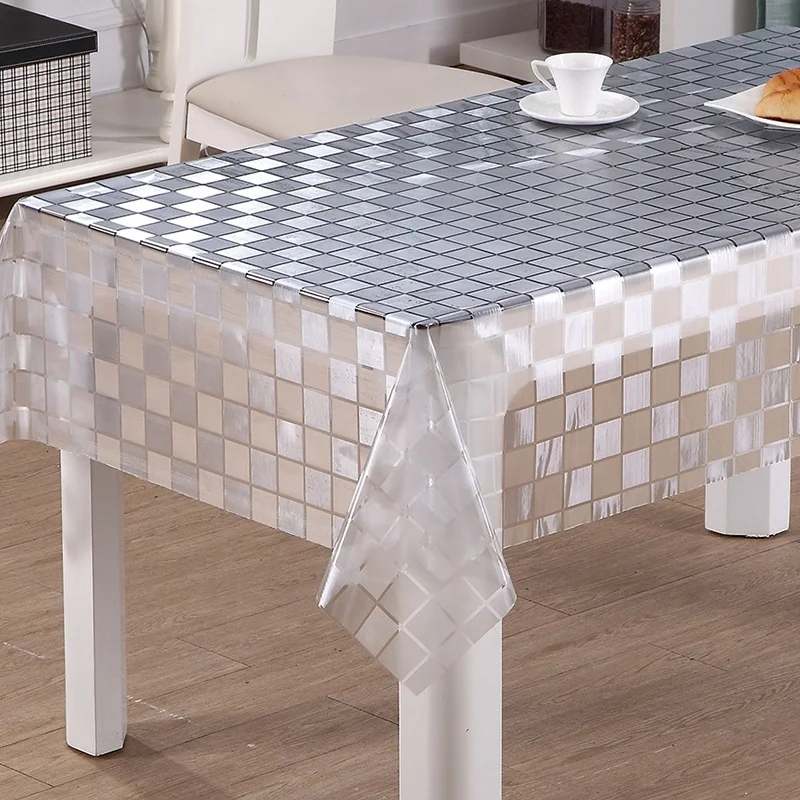 RNPT 3D Transparent PVC Table Cloth  TC 152  Newly Designs of 3D PVC Table Cover
