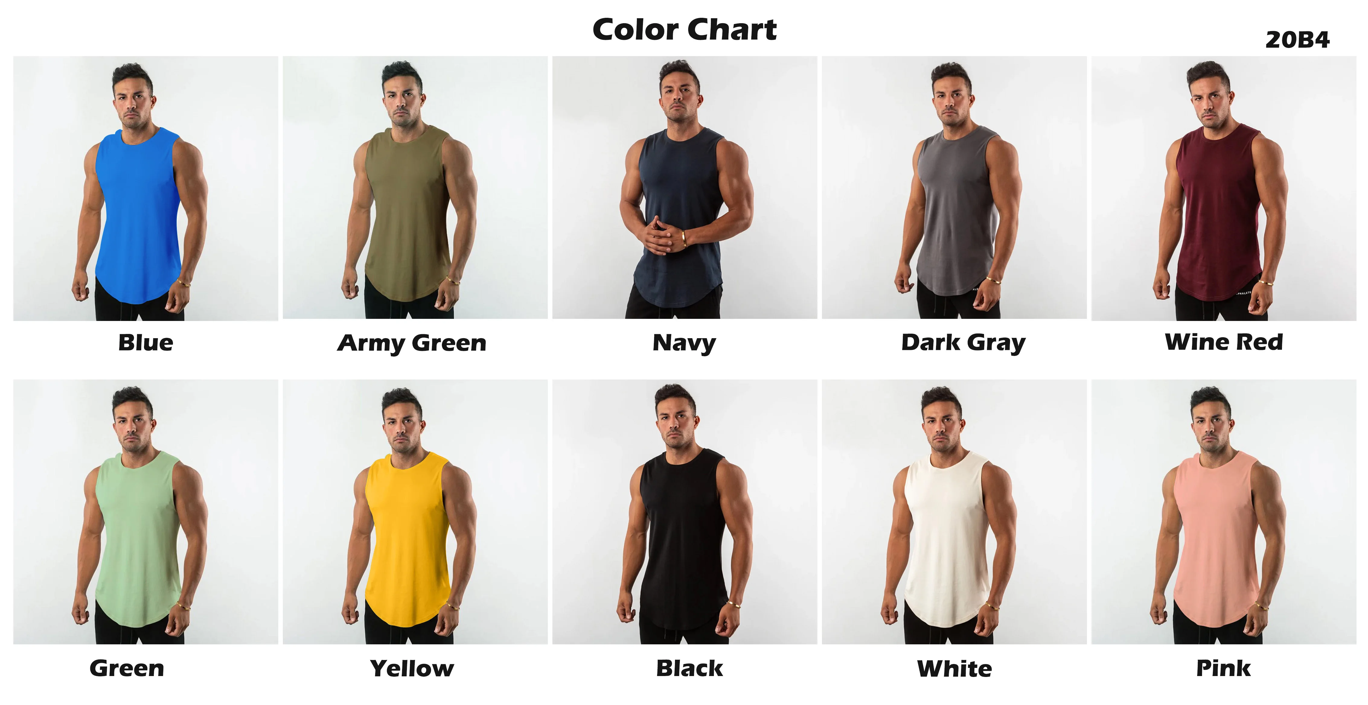 High Quality Cotton Muscle Athletic Tank Tops Custom Logo Casual Gym ...