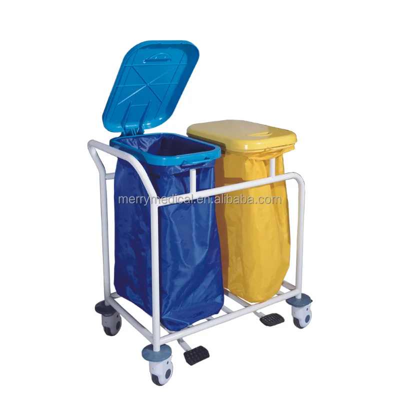 304 Stainless Steel Hospital Linen Trolley With Lid Buy Soiled Linen