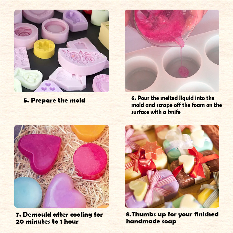 1kg Crystal Clear Soap Base Melt And Pour Soap Base Glycerin