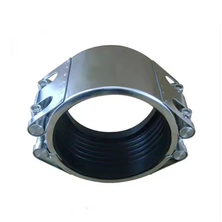 High Pressure Repair Clamp for CI DI PE PVC Pipelines SS304 Steel Plastic Inch Measurement System Leakage Water Protection