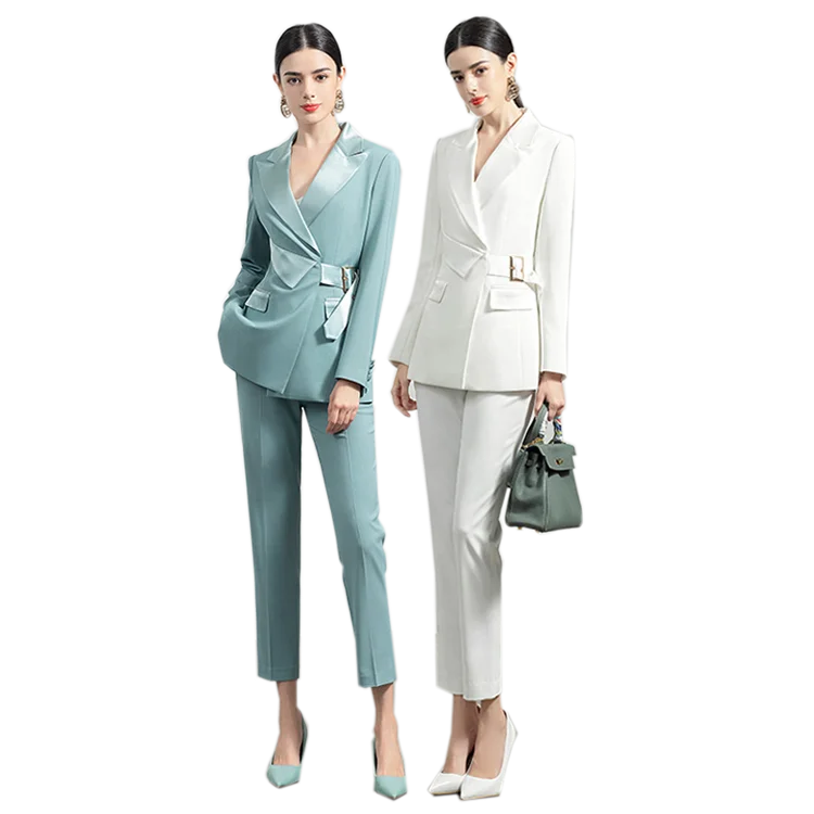 Sexy Business Wear Fashion Clothes for Muslim Women Trouser Suits for  Ladies in Women Suits Corporate Wear Women Office Uniform