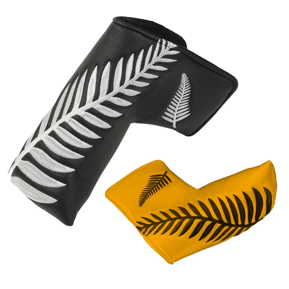 Customized Blade Golf Putter Covers Embroidery Closure Golf