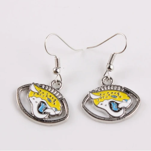 Buffalo Bills football team dangle earrings