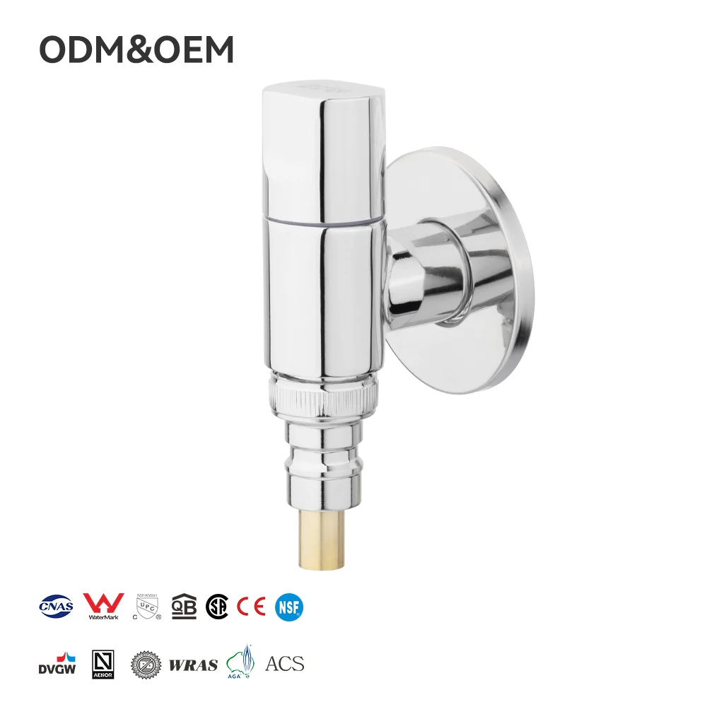 FANSKI Rubinetti tal-Lavatriċi tal-Ottun, Valvuli tal-Kurż b’Id-Maniġil ABS, Minjaturi li Jehhom l-Ispazju, Awtomaṭiku bil-Ħolqa għall-Użu fil-Ħotel Modern