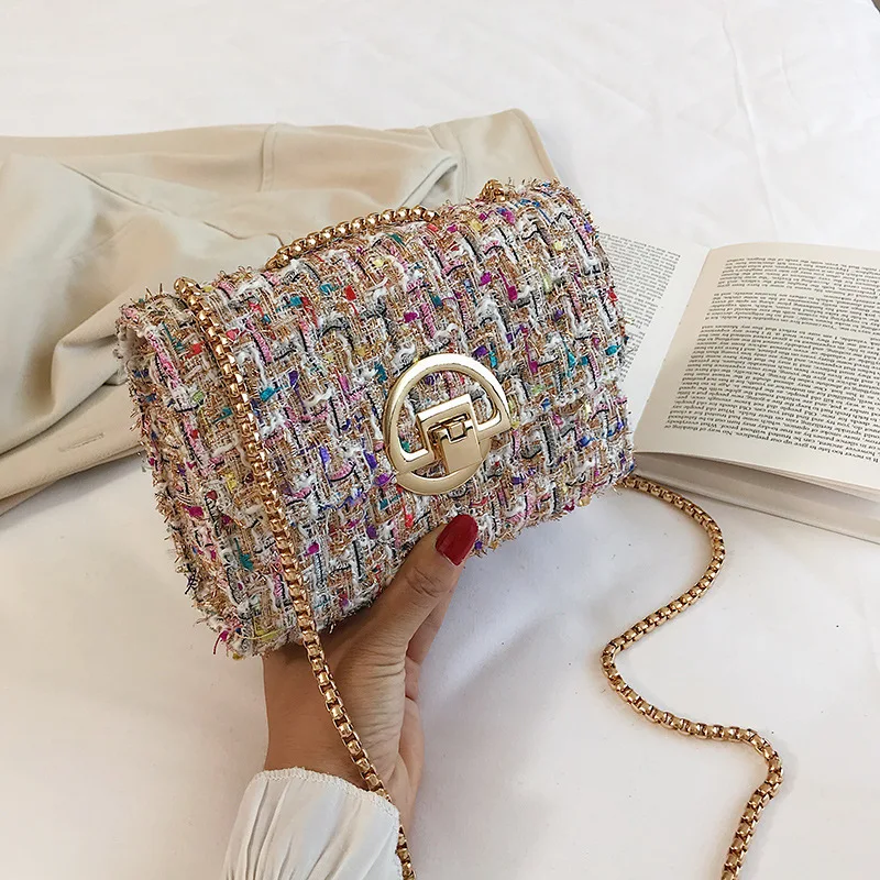 fuzzy chanel bolsa