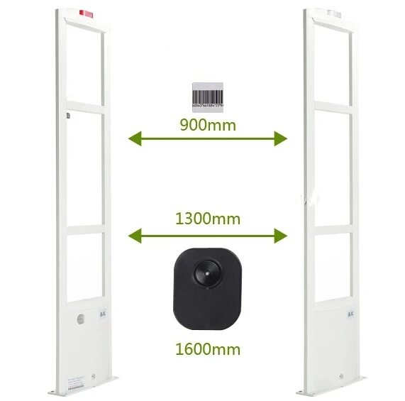 Customized EAS RF Anti Theft Alarm System 8.2MHz Security Gate for Supermarket Goods Protection