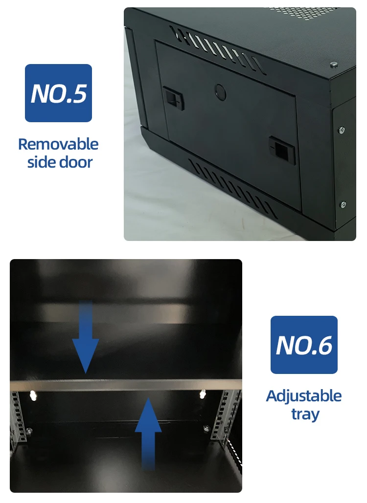 12U Metal Server Rack Network Cabinet Factory Designed 19-Inch Standard ...