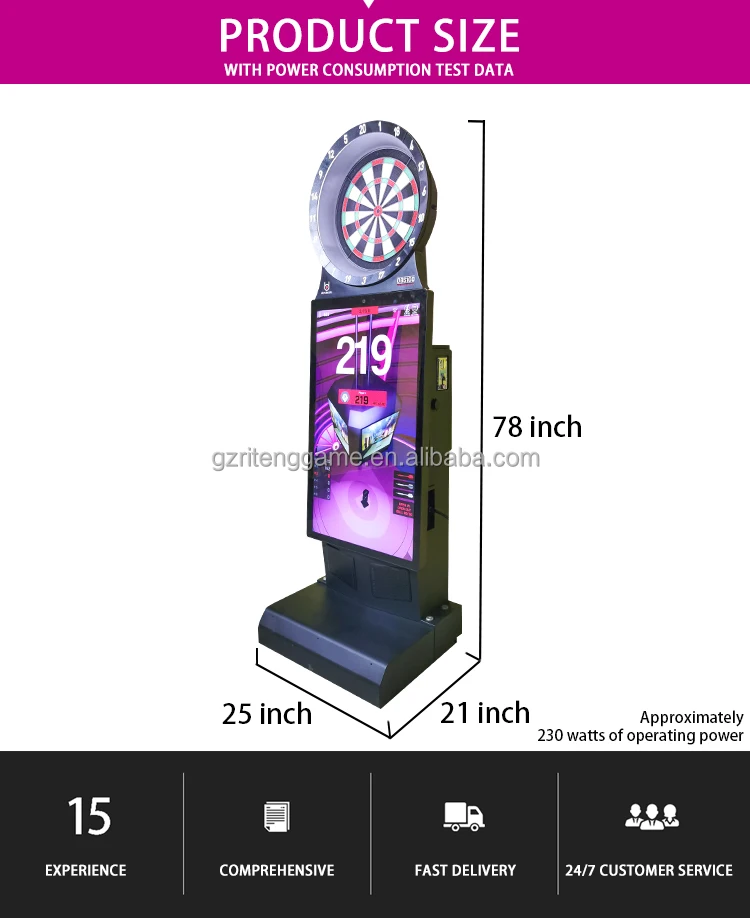 VDARTS M4L オンラインLEDダーツボード　コンバーター付き VDARTS M4L オンラインLEDダーツボード コンバーター付き