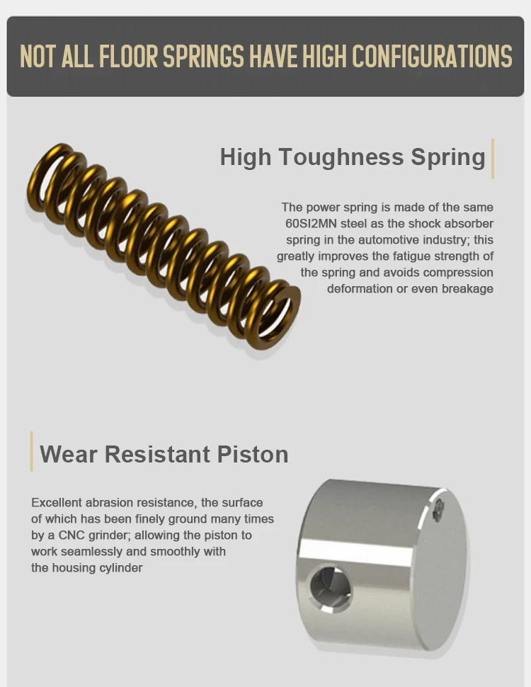 Heavy Duty Top Rotating Fold Spring for Solid Wood Doors