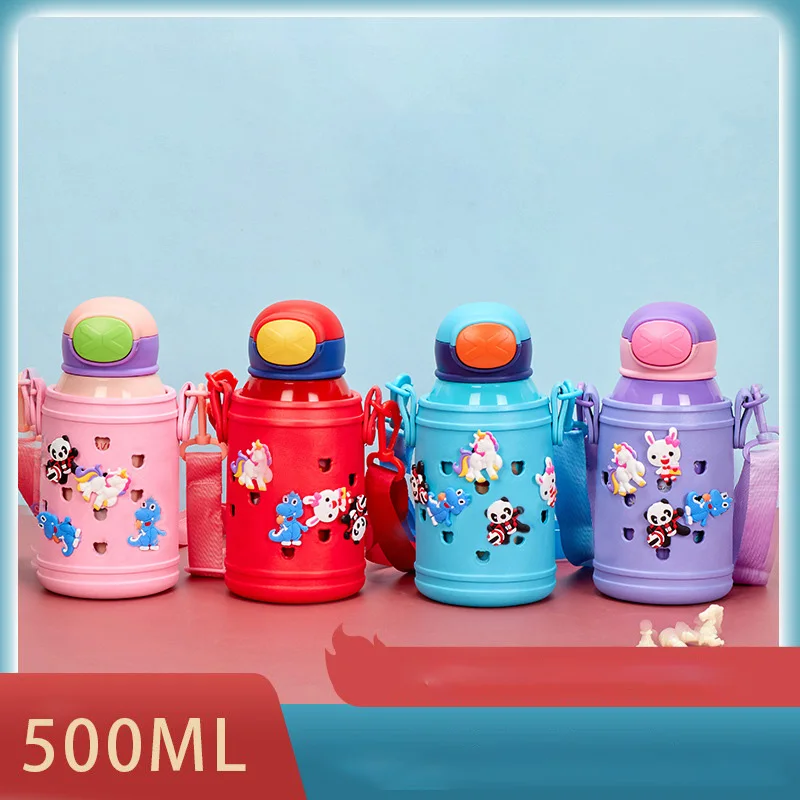 Wholesale 316 Stainless Steel Temperature Display Water Bottle Children  Smart Thermos Cup Kids Cartoon Warmer Bottle From m.