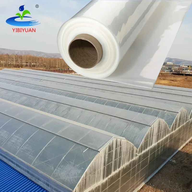 Chinese Supplies Green House Plastic Cover 200 Micro Agriculture Poly Tunnel Greenhouse Plastic Film