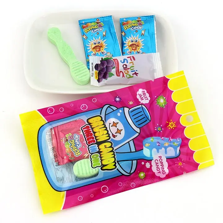 toothbrush pressed candy