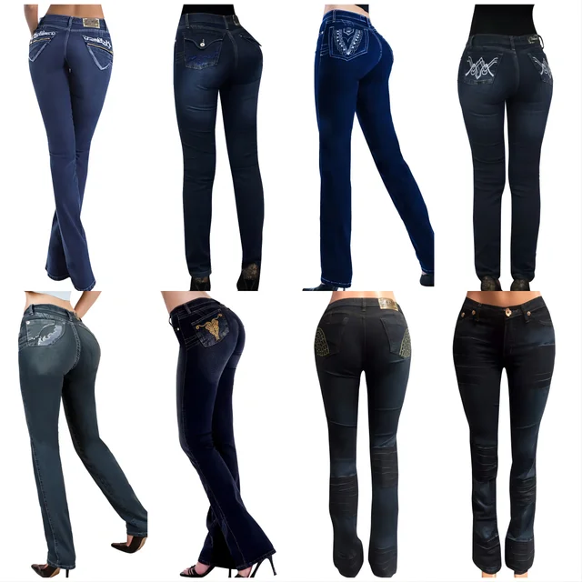 New Tight Jeans for Women, Loose Multi functional Tight Pants, High Waist Show, Slim Show, Large Size Floor Pants, Trendy