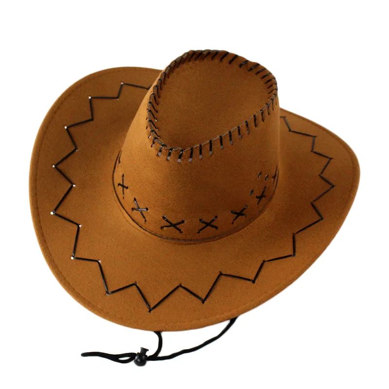 MOTE-MH034 Cool Western Cowboy Hat Adult Wholesale Multi-color Available  Cowboy Hat Children Grass Sun Protection Shading Hat