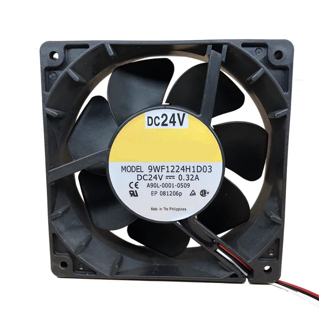 9WF1224H1D03 A90L-0001-0509 DC24V 0.32A New Original  120X120X38 Axial cooling Fan