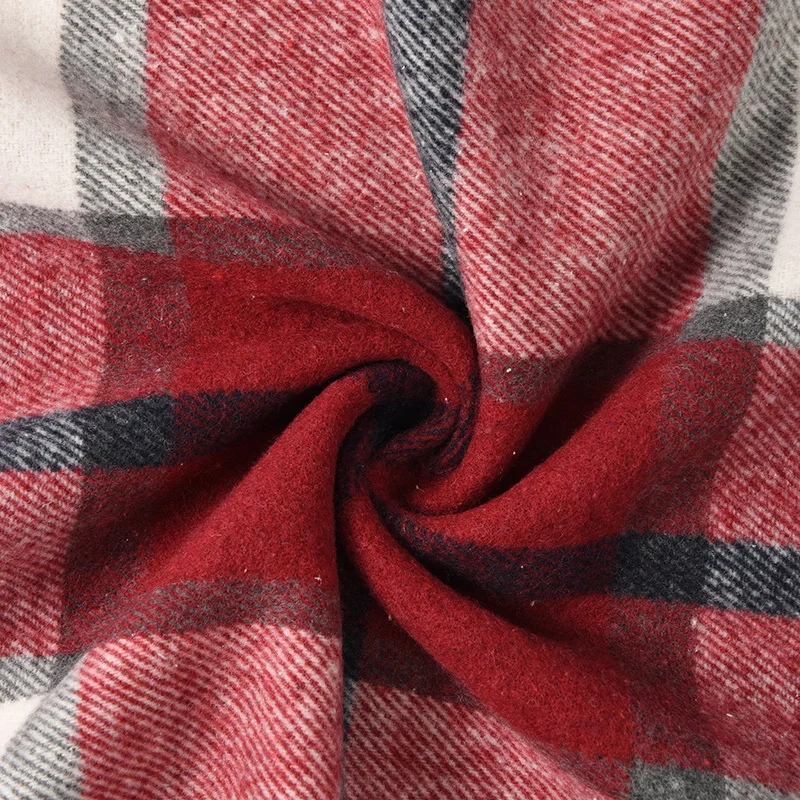 Twill Style Flannel Check Shirting Yarn Dyed Brushed Fabric - Buy 100 ...