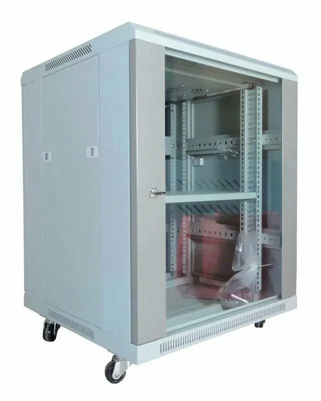 FIREPROOF SERVER RACK 19 INCH 15U WALL MOUNT NETWORK CABINET