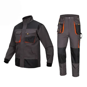 Wholesale Mechanic Coverall Overalls Cleaner Workwear Jacket Pants Construction Trousers Work Clothes Men Uniform