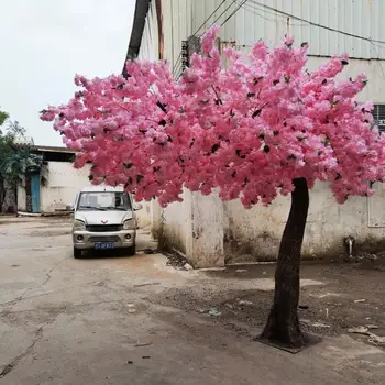 Customised large artifical flower trees cherry Blossom trees for outdoor wedding decoration