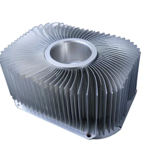 Custom CNC Machining and Manufacturing Medical Device Aluminum Heatsink | EMI Shielding Compatible