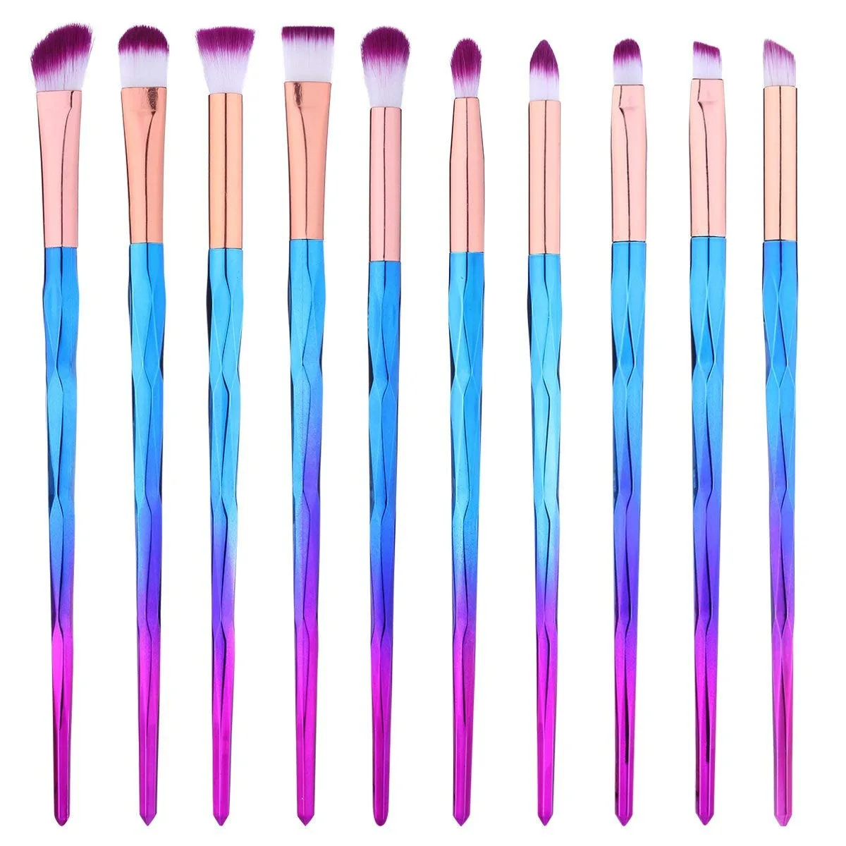 Fuumuui 2020 preium Makeup Brush Set Foundation Blush Mekup Kit Eye shadow Cosmetics Mermaid Fish Br